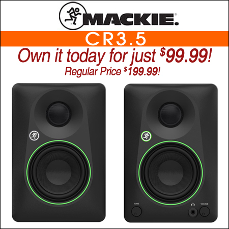 Mackie CR3.5 3.5-inch Powered Studio Monitors