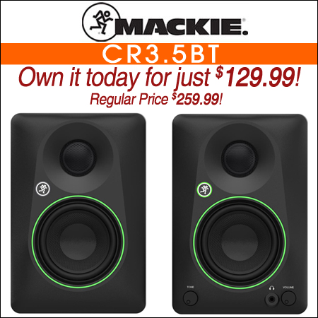 Mackie CR3.5BT 3.5-inch Powered Bluetooth Studio Monitors