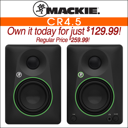 Mackie CR4.5 4.5-inch Powered Studio Monitors