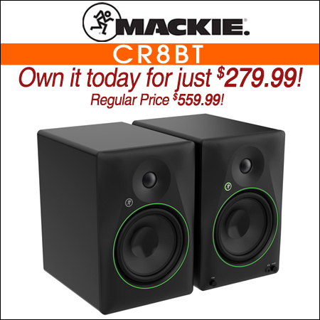 Mackie CR8BT 8-inch Powered Studio Monitors