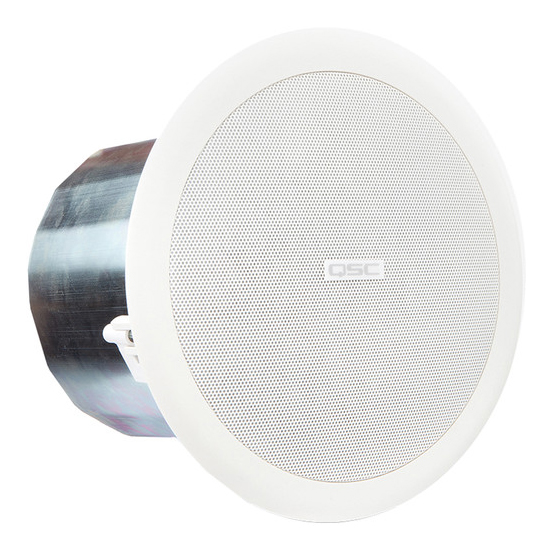 QSC AC-C6T 6.5-inch Ceiling-mounted Loudspeaker-White