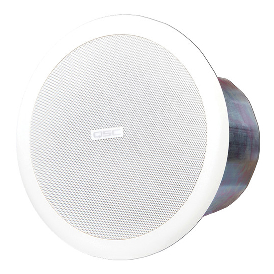 QSC AC-C6T 6.5-inch Ceiling-mounted Loudspeaker-White