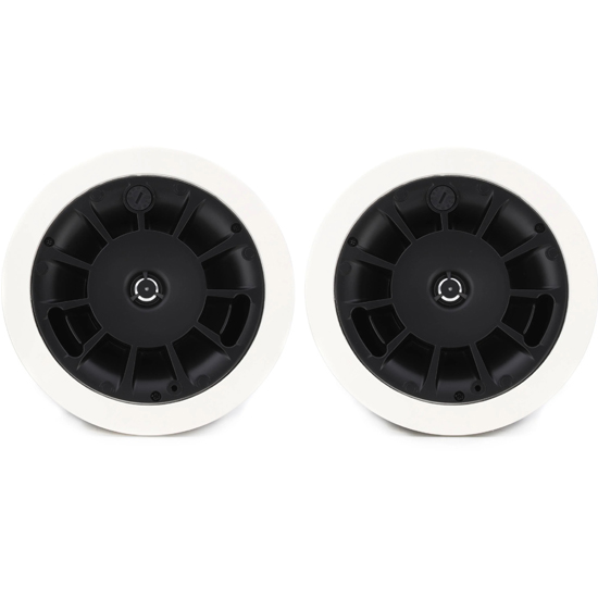 QSC AcousticDesign AD-C4T 4.5-inch 2-way Ceiling Speakers-White (Pair)