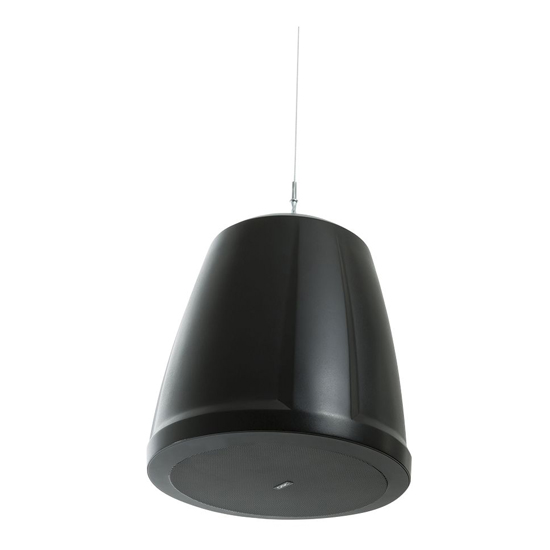 QSC AcousticDesign AD-P4T 4.5-inch 2-way Pendant Speaker-Black