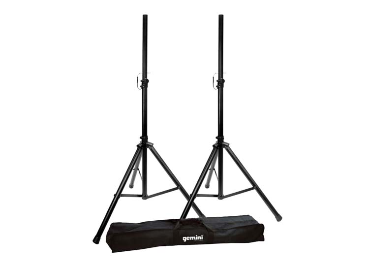 Gemini DJ ST-Pack Dual Speaker Stands with Carrying Case