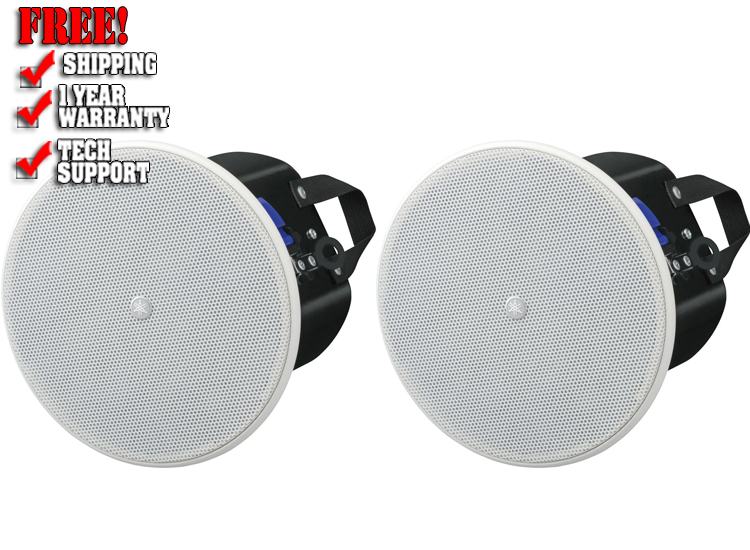 Yamaha VXC4W 4-inch In-Ceiling Speaker-White (Pair)