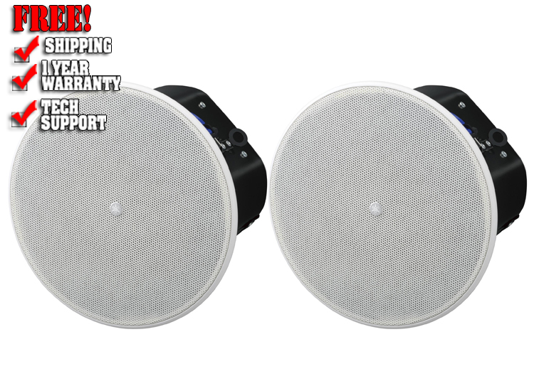 Yamaha VXC6W 6.5-inch In-Ceiling Speaker-White (Pair)