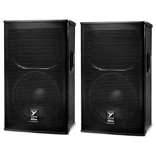 (2) Yorkville EF15P Elite Series 15" 2400 Watts 2-Way Active PA Pro DJ Loud Speaker