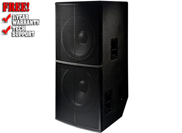 Yorkville VTC NS9 Dual 18" Birch Enclosure 2400W 4-Ohm High Output Subwoofer