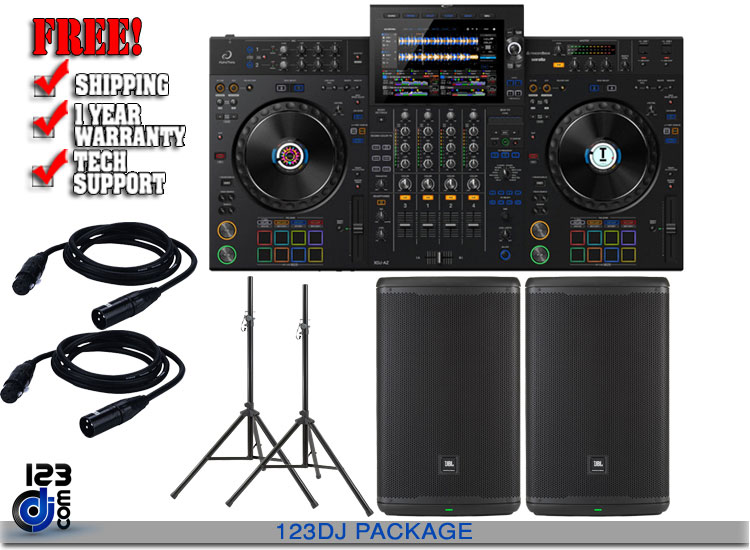 AlphaTheta XDJ-AZ and JBL EON715 Package