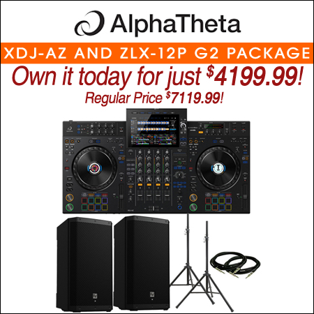 AlphaTheta XDJ-AZ and ZLX-12P G2 Package