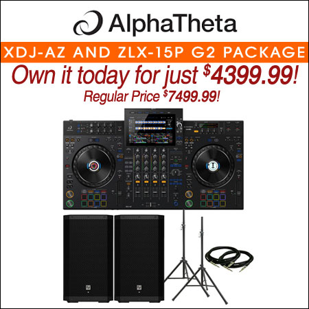 AlphaTheta XDJ-AZ and ZLX-15P G2 Package