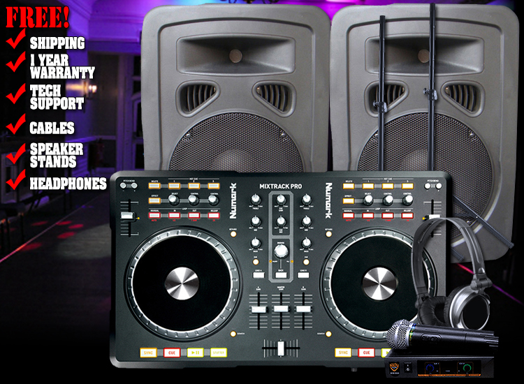 MixTrack Pro Powered Pyle Systems