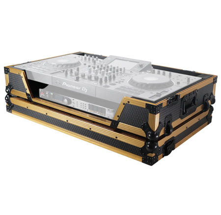 Pioneer XDJ-XZ with Gold on Black Flight Case Package