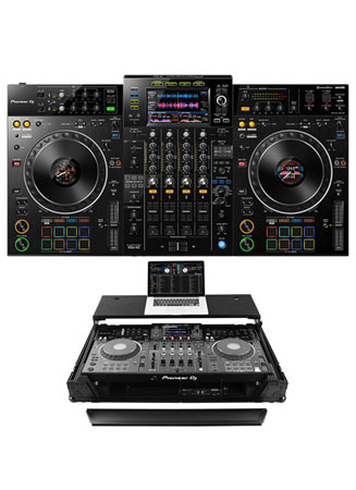 Pioneer XDJ-XZ with Odyssey FZGSXDJXZW1BL Case Bundle