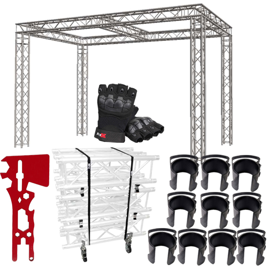 Global Truss 10'x20'x10' Universal Junction and Center Beam Trade Show Booth Package