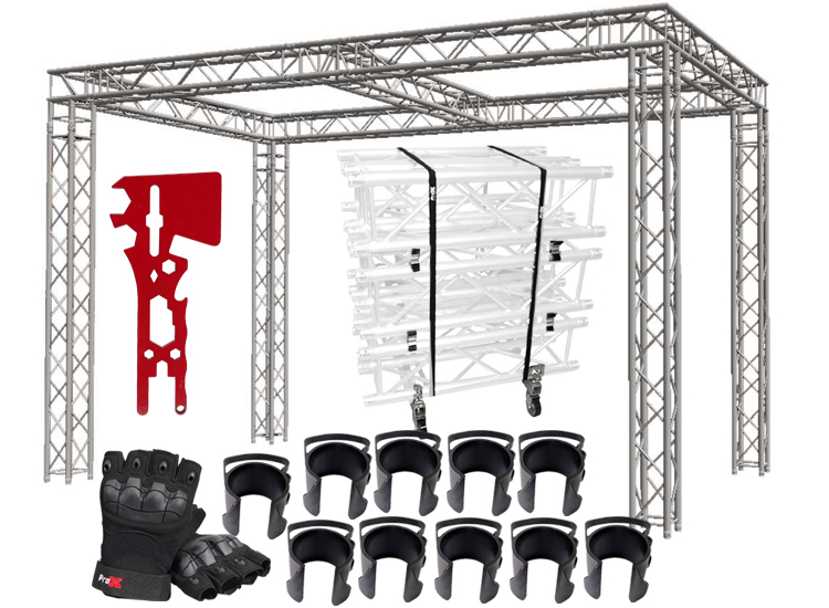 Global Truss 10'x20'x10' Universal Junction and Center Beam Trade Show Booth Package