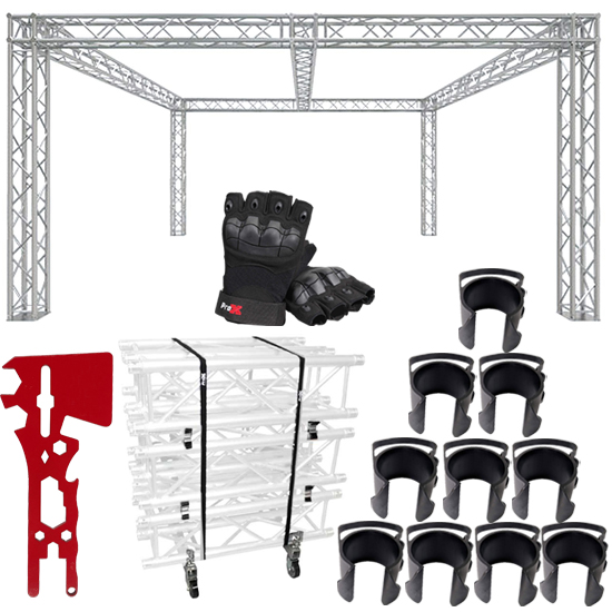 Global Truss 20'x20' Center Beam Trade Show Booth with Accessories Package