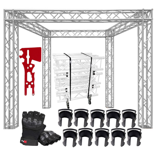 Global Truss SQ-10x10 Square Trade Show Booth Package