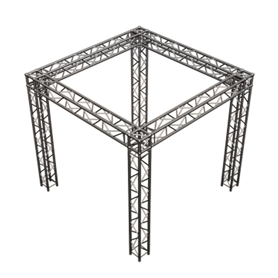 Global Truss SQ-10x10 Square Trade Show Booth Package