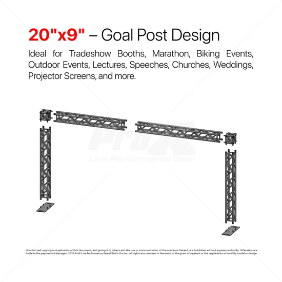 ProX KTP-20X09 Goal Post Truss System