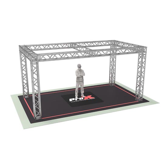 ProX XTP-18109-F32 F32 Trade Show Display Booth Truss System - 20 x 10 x 9 FT