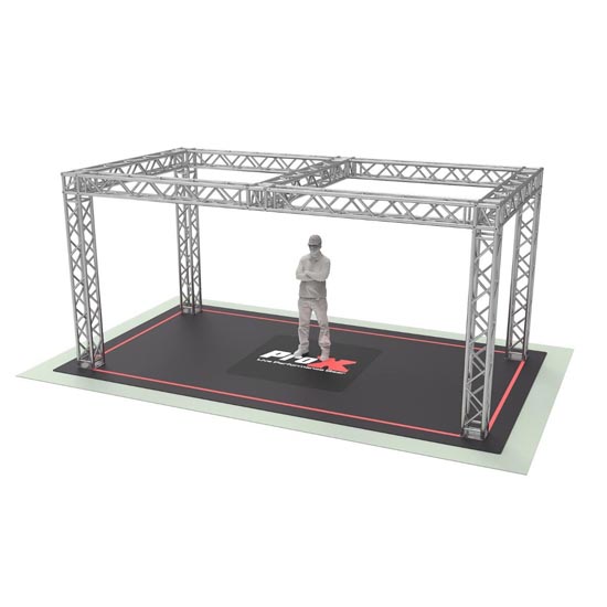 ProX XTP-19109B-F34 F34 Trade Show Display Booth Truss System - 19 x 10 x 9 FT