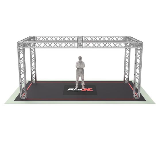 ProX XTP-19109B-F34 F34 Trade Show Display Booth Truss System - 19 x 10 x 9 FT