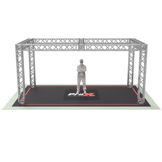 ProX XTP-19109B-F34 F34 Trade Show Display Booth Truss System - 19 x 10 x 9 FT