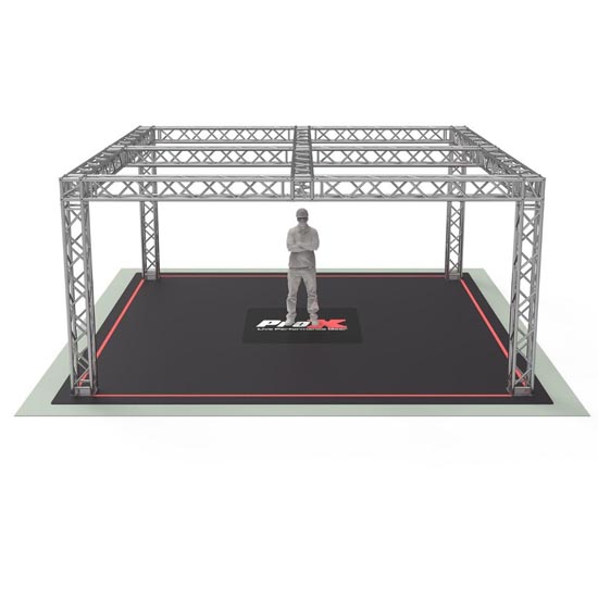 ProX XTP-19199-F34 F34 Trade Show Display Booth Truss System - 19 x 19 x 9 FT