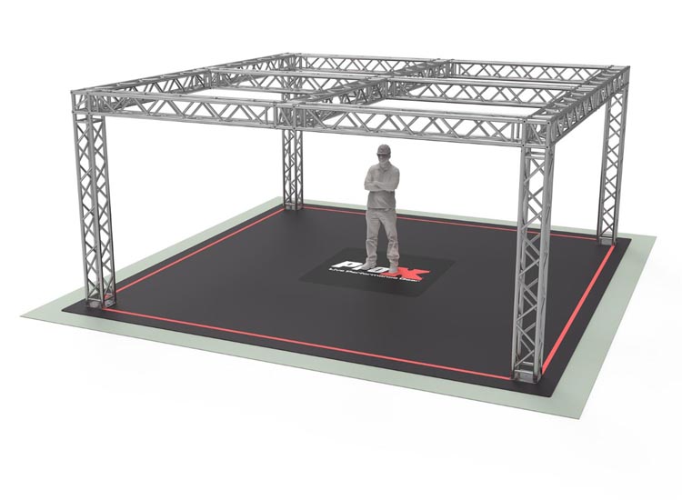 ProX XTP-19199-F34 F34 Trade Show Display Booth Truss System - 19 x 19 x 9 FT