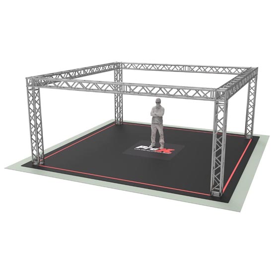 ProX XTP-20209 F34 Trade Show Display Booth Truss System - 20 x 20 x 9 FT