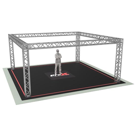 ProX XTP-20209 F34 Trade Show Display Booth Truss System - 20 x 20 x 9 FT