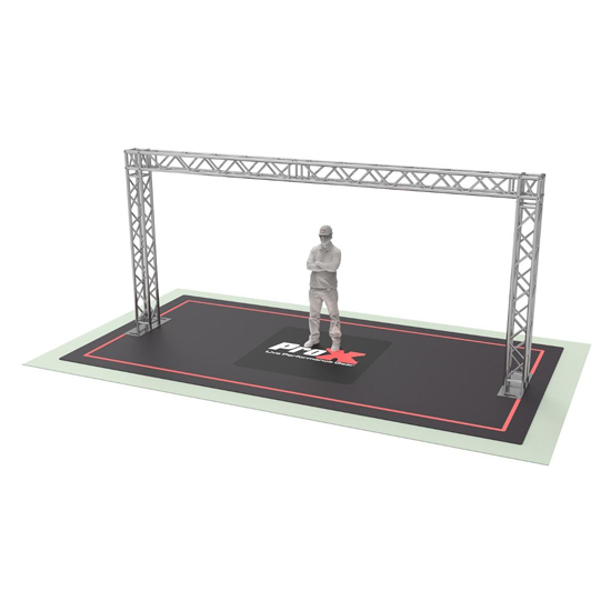 ProX XTP-20X09 Goal Post Design - Actual Size: 19.75 ft W x 9.20 ft H - 2mm Heavy Duty Truss