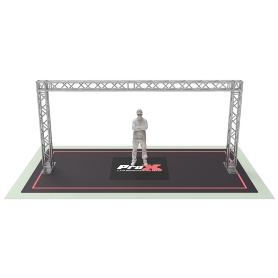 ProX XTP-20X09 Goal Post Design - Actual Size: 19.75 ft W x 9.20 ft H - 2mm Heavy Duty Truss