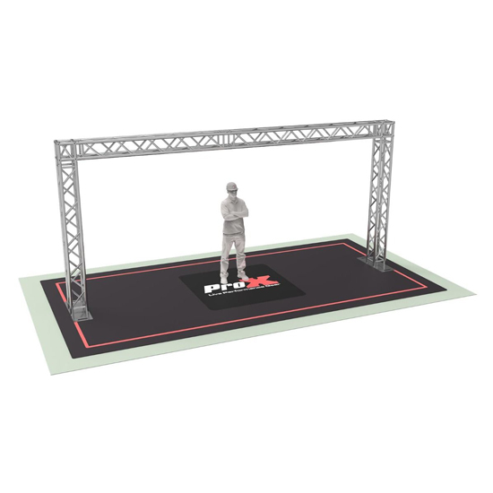 ProX XTP-20X09 Goal Post Design - Actual Size: 19.75 ft W x 9.20 ft H - 2mm Heavy Duty Truss