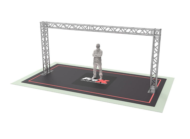 ProX XTP-20X09 Goal Post Design - Actual Size: 19.75 ft W x 9.20 ft H - 2mm Heavy Duty Truss