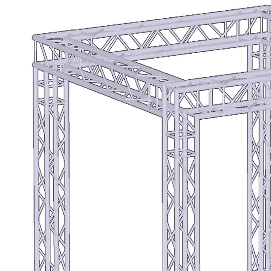 ProX XTP-E1010-1 Expo Standard Exhibition Module Stand Truss Package