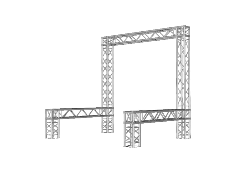 ProX XTP-E1010-2 10' x 10' Exhibition Module Stand Truss Package