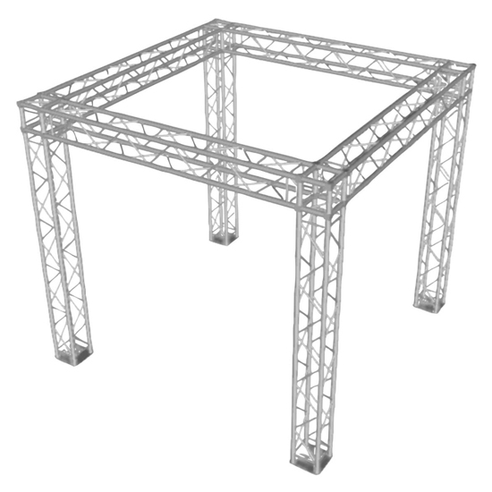 ProX XTP-E101010-01 10 FT x 10 FT Standard Trade Expo Exhibition Truss Module Booth Package