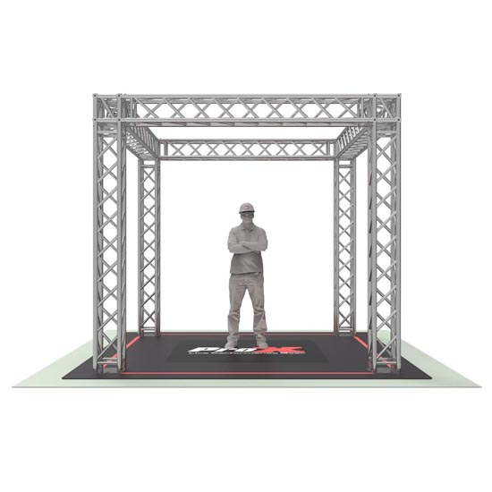 ProX XTP-2099H F34 H-Shaped Trade Show Display Booth Truss System - 20 x 9 x 9 FT