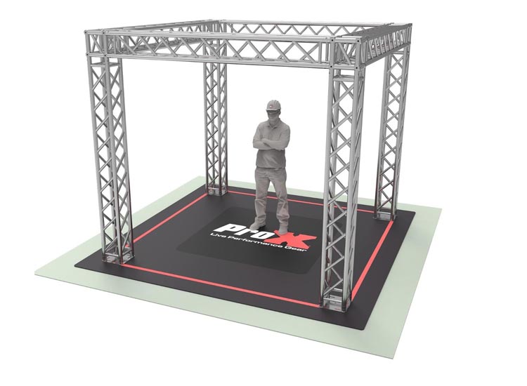 ProX XTP-2099H F34 H-Shaped Trade Show Display Booth Truss System - 20 x 9 x 9 FT