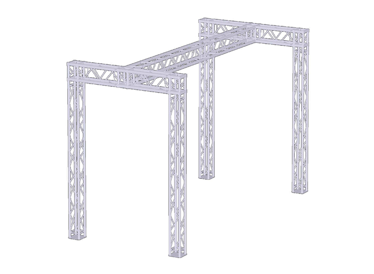 ProX XTP-E1020-2 Exhibition Module Stand Truss Package