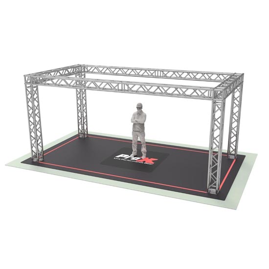 ProX XTP-E20109 F34 Trade Show Display Booth Truss System - 20 x 10 x 9 FT