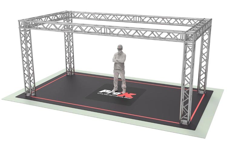 ProX XTP-E20109 F34 Trade Show Display Booth Truss System - 20 x 10 x 9 FT