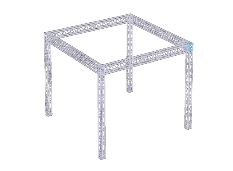 ProX XTP-E2020-1 Exhibition Module Stand Truss Package