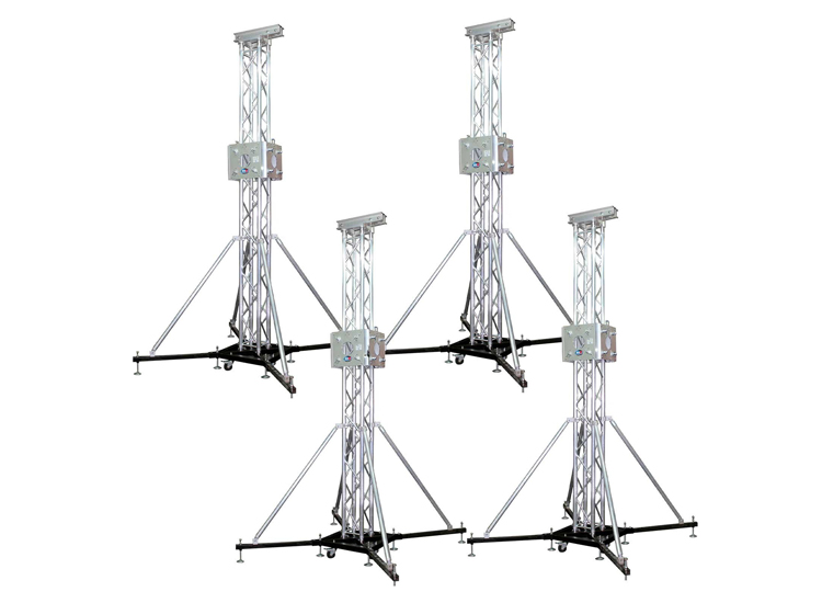 (4) ProX XTP-GSBPACK3 Truss Tower Stage Roofing System Package