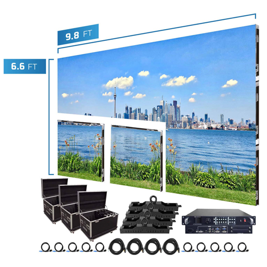 LED Screen Panels 9.8' x 6.6' P3.91mm Indoor